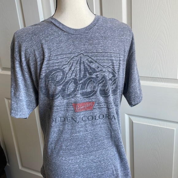 Mens Coors Tee Shirt Size Large - Picture 1 of 3